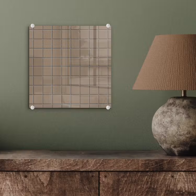 Tegel - Patroon - Taupe plexiglas 5mm klein 11 -sfeer3