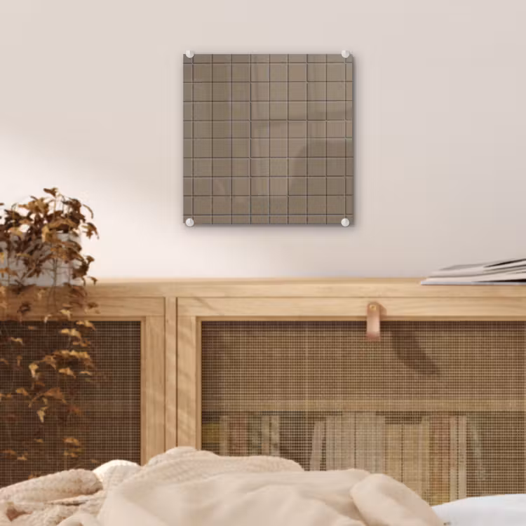 Tegel - Patroon - Taupe plexiglas 5mm klein 11 -sfeer4