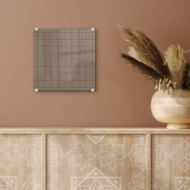 Tegel - Patroon - Taupe plexiglas 5mm klein 11 -sfeer5