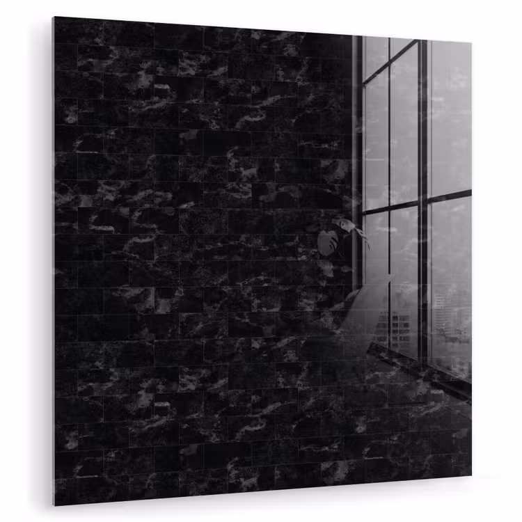 Tegels - Patroon - Marmer - Zwart plexiglas 5mm klein 11 -zzzproduct_nieuw