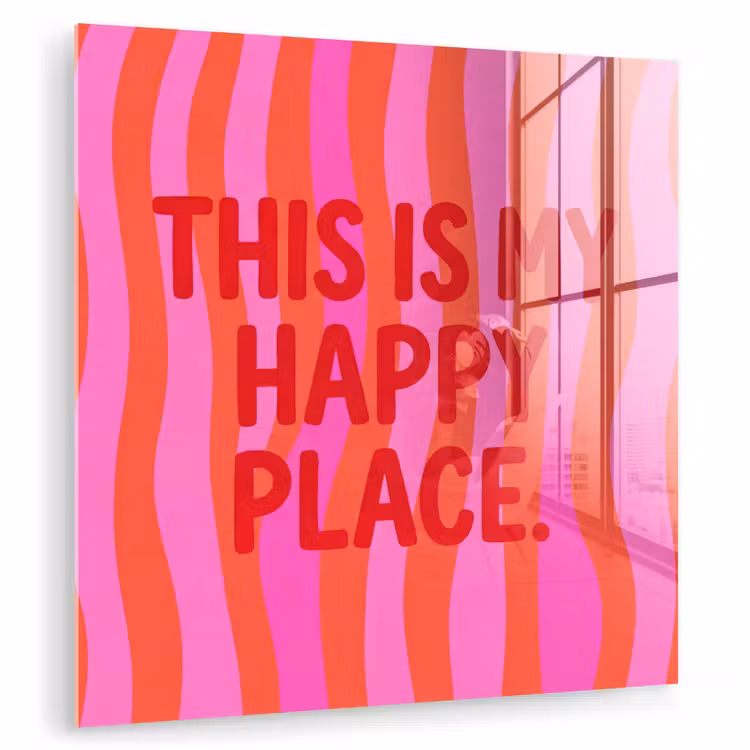 Tekst - Modern - Kleurrijk plexiglas 5mm klein -zzzproduct_nieuw