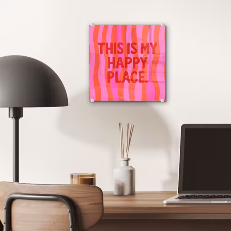 Tekst - Modern - Kleurrijk plexiglas 5mm klein -sfeer6