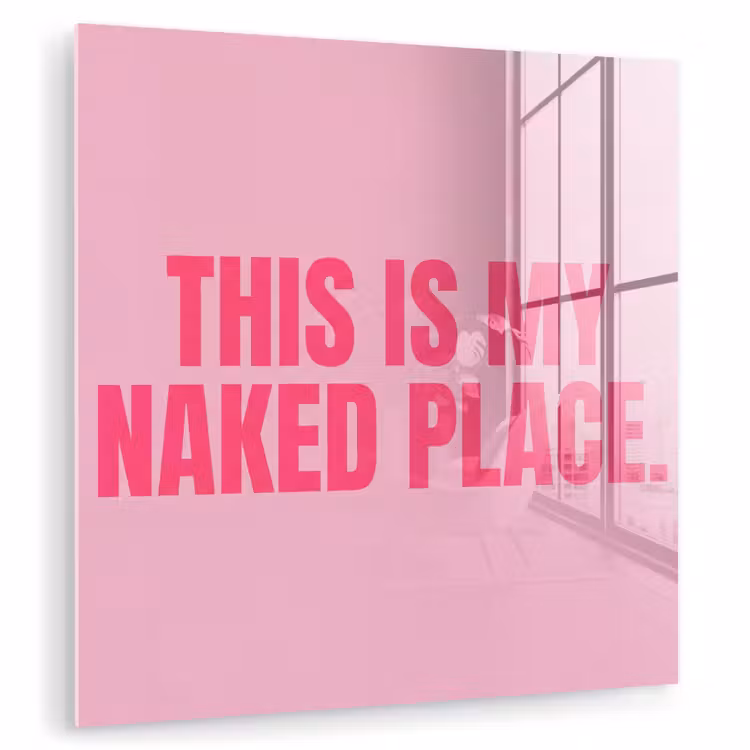 Tekst - Modern - Roze plexiglas 5mm klein -zzzproduct_nieuw