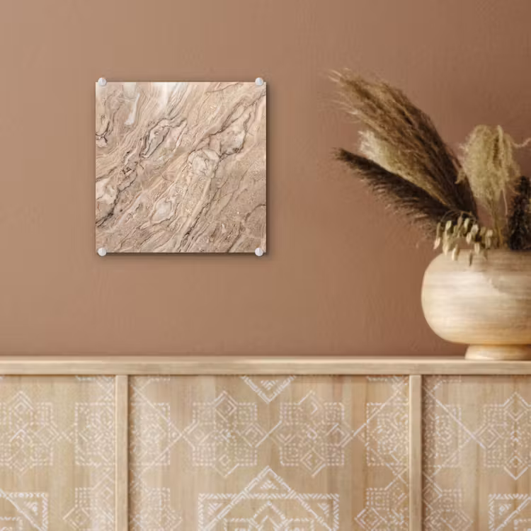 Textuur - Aders - Abstract - Modern - Beige plexiglas 5mm klein -sfeer5