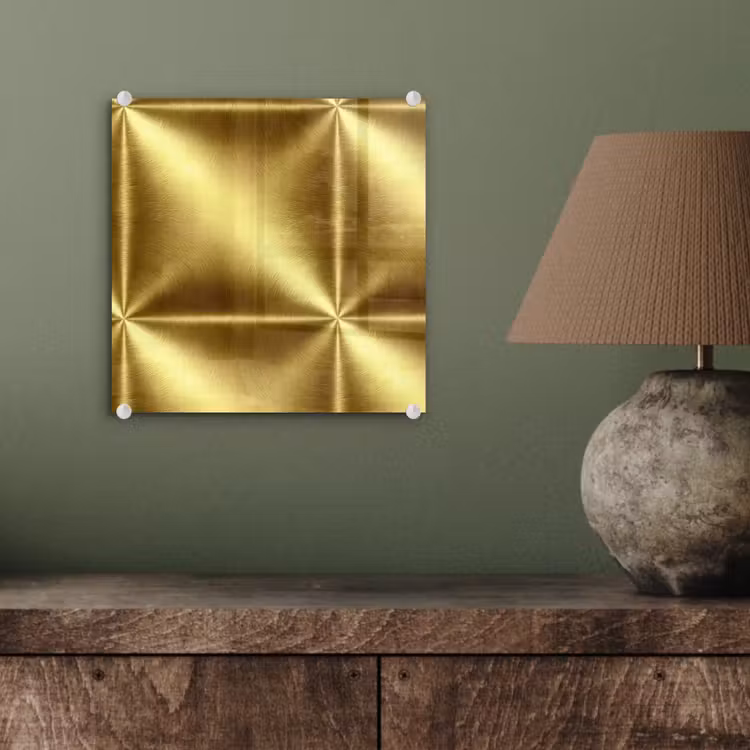 Textuur - Geborsteld Goud - Industrieel - Metallic plexiglas 5mm klein 11 -sfeer3