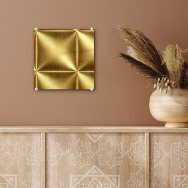 Textuur - Geborsteld Goud - Industrieel - Metallic plexiglas 5mm klein 11 -sfeer5