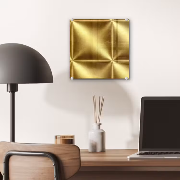 Textuur - Geborsteld Goud - Industrieel - Metallic plexiglas 5mm klein 11 -sfeer6