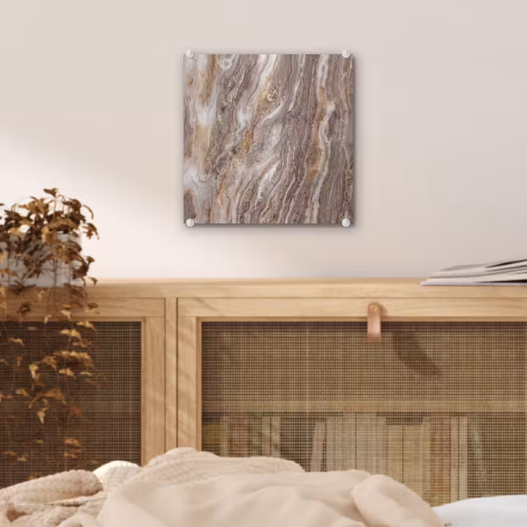 Textuur - Steen - Abstract - Beige plexiglas 5mm klein -sfeer4