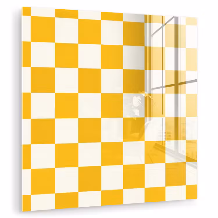 Traditioneel - Patroon - Geel plexiglas 5mm klein 11 -zzzproduct_nieuw