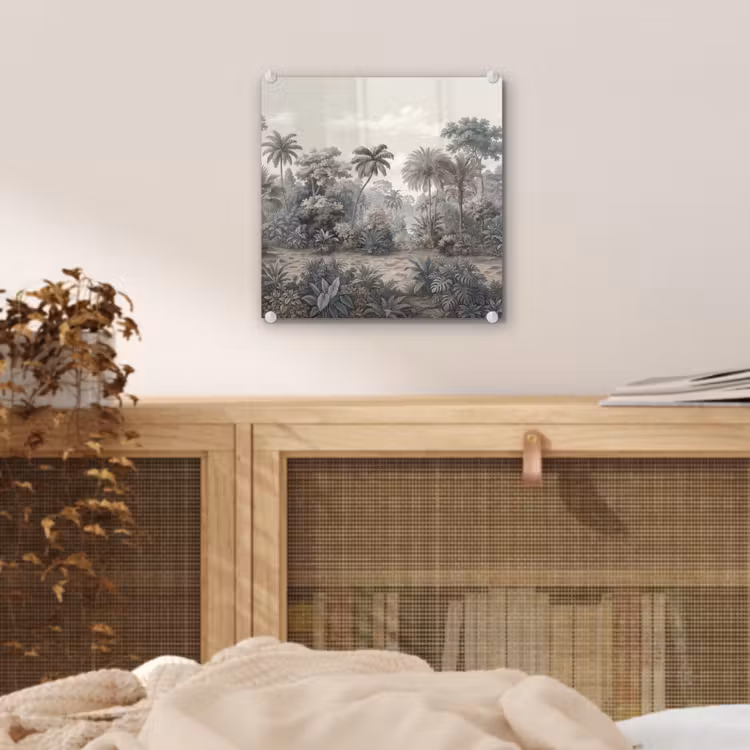 Tropisch - Landschap - Illustratie plexiglas 5mm klein -sfeer4