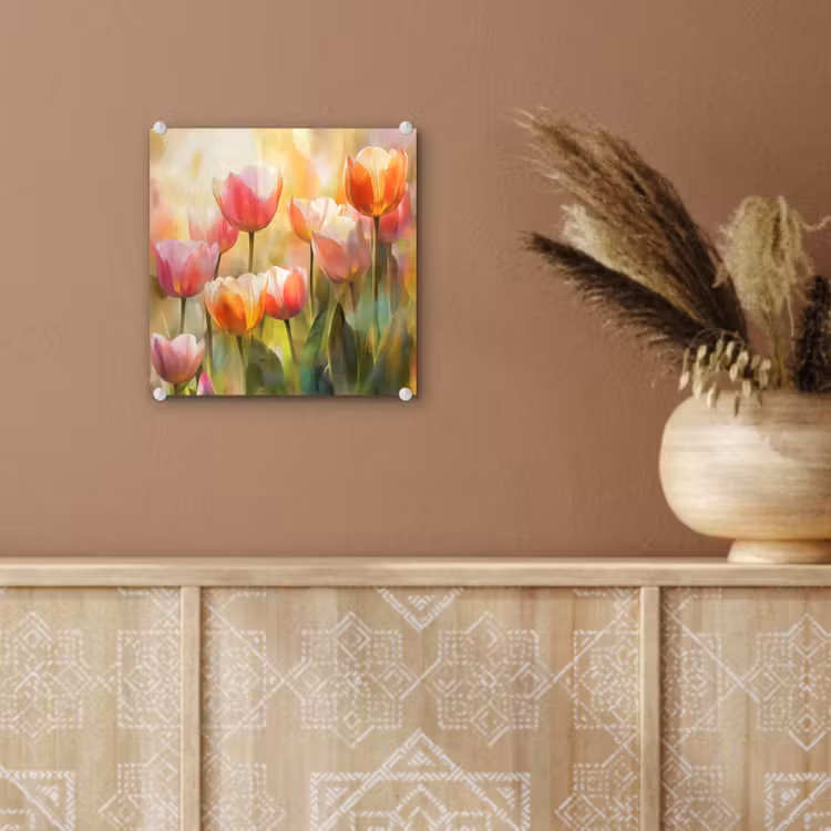Tulpen - Sprookjesachtig - Kleurrijk plexiglas 5mm klein -sfeer5