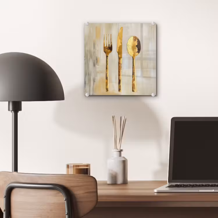 Verf - Goud - Bestek plexiglas 5mm klein -sfeer6