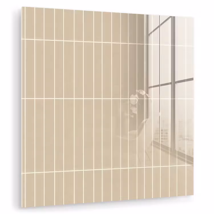 Verticaal - Wandtegel - Crème - Beige plexiglas 5mm klein 11 -zzzproduct_nieuw