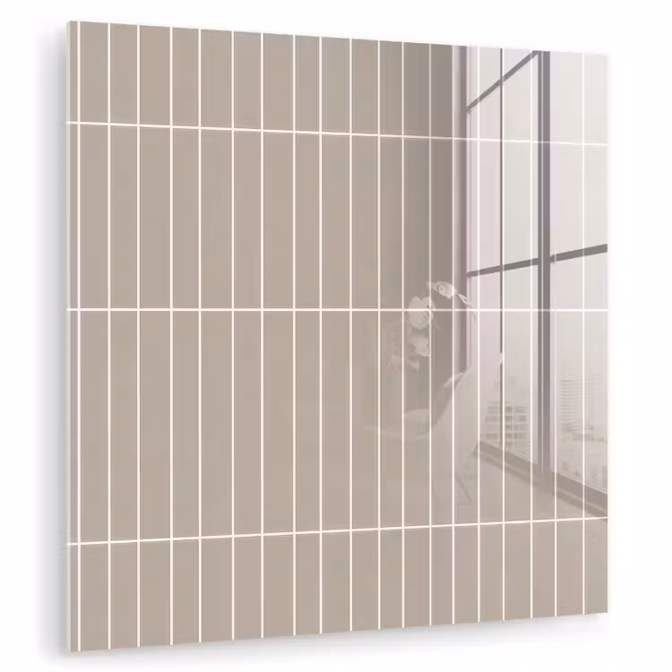 Verticaal - Wandtegel - Licht Beige plexiglas 5mm klein 11 -zzzproduct_nieuw