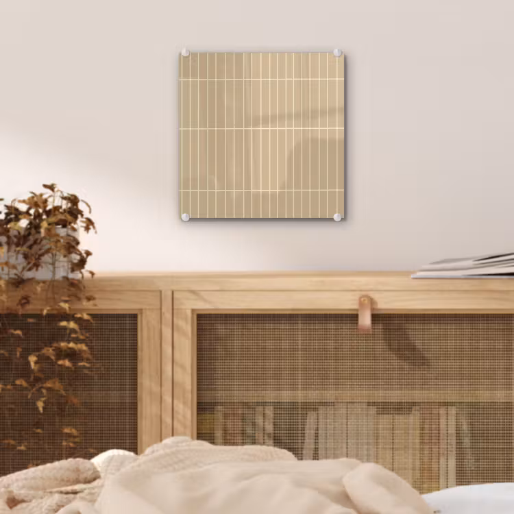 Verticaal - Wandtegel - Zand - Beige plexiglas 5mm klein 11 -sfeer4