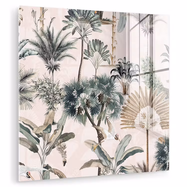 Inductie afdekplaat - Vintage - Jungle - Dieren - Natuur - Inductie beschermer plexiglas 5mm klein -zzzproduct_nieuw