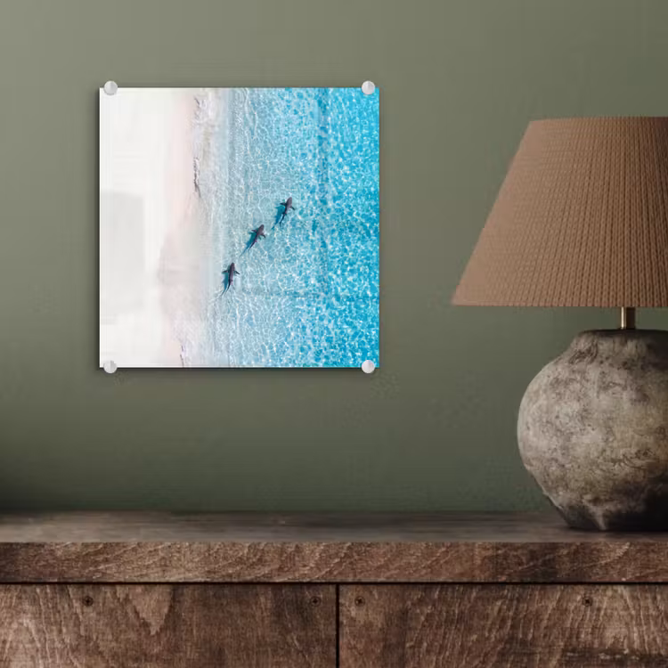 Vis - Oceaan - Strand - Turquoise - Natuur plexiglas 5mm klein -sfeer3