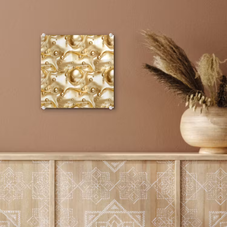 Vloeibaar - Druppels - Goud plexiglas 5mm klein 11 -sfeer5