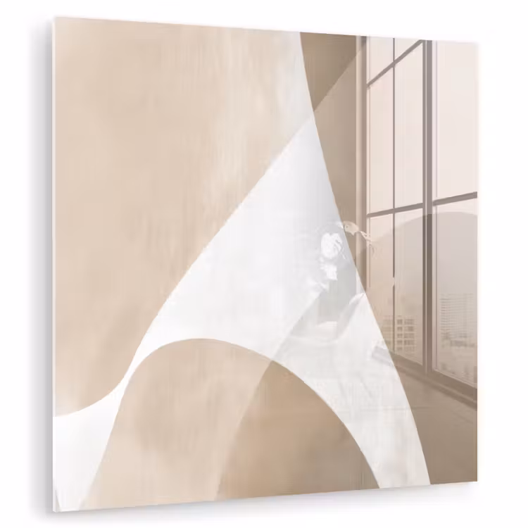 Vloeiende vlakken - Harmonieus - Golvend plexiglas 5mm klein -zzzproduct_nieuw