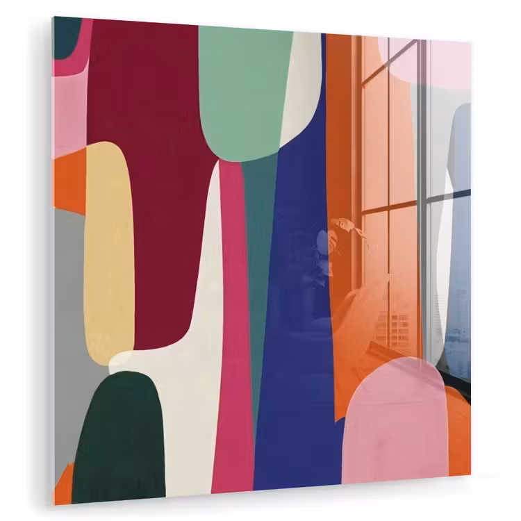 Vormen - Ritmisch - Kleuren - Abstract plexiglas 5mm klein -zzzproduct_nieuw