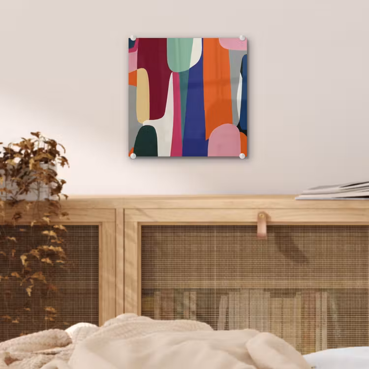 Vormen - Ritmisch - Kleuren - Abstract plexiglas 5mm klein -sfeer4