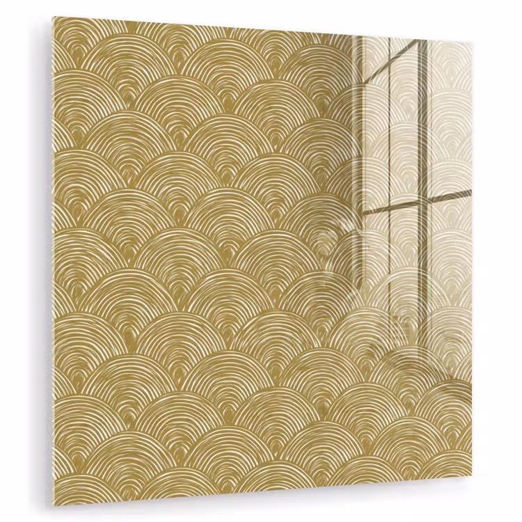 Waaier - Geometrisch - Groen plexiglas 5mm klein 11 -zzzproduct_nieuw