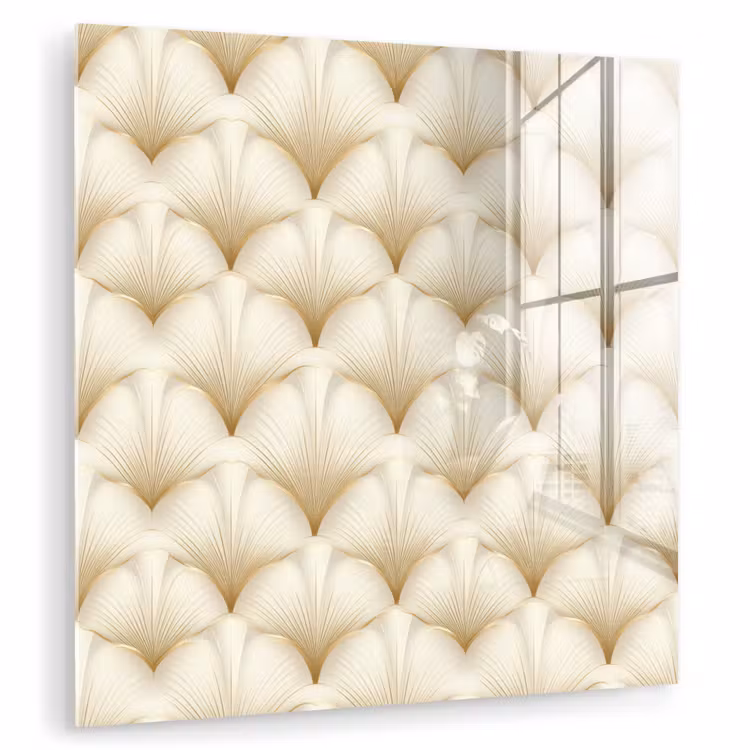 Waaier - Motief - Goud plexiglas 5mm klein 11 -zzzproduct_nieuw