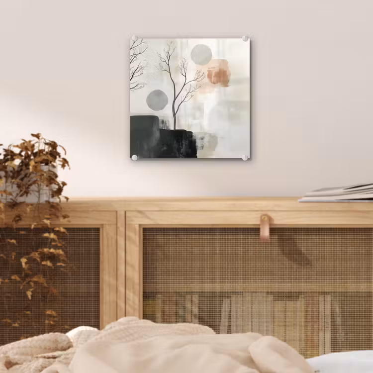 Wabi sabi - Beige - Plant plexiglas 5mm klein -sfeer4