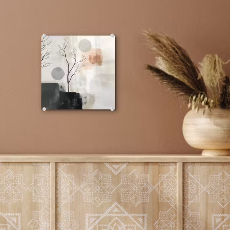 Wabi sabi - Beige - Plant plexiglas 5mm klein -sfeer5