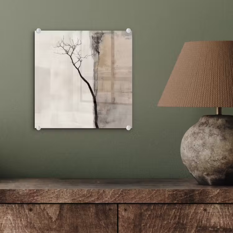 Wabi sabi - Plant - Beige plexiglas 5mm klein -sfeer3