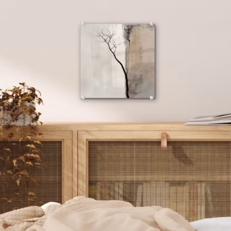 Wabi sabi - Plant - Beige plexiglas 5mm klein -sfeer4