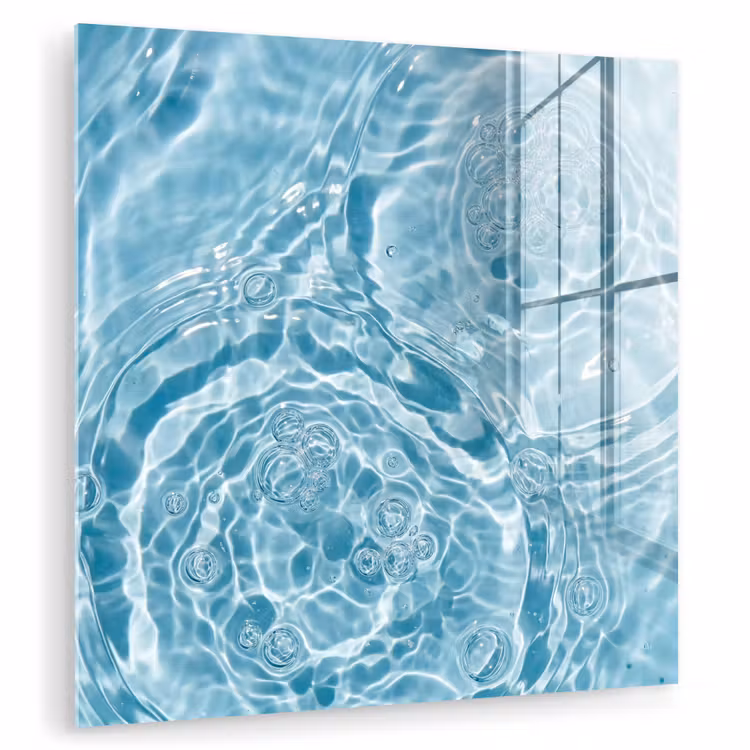 Water - Blauw - bubbels plexiglas 5mm klein -zzzproduct_nieuw