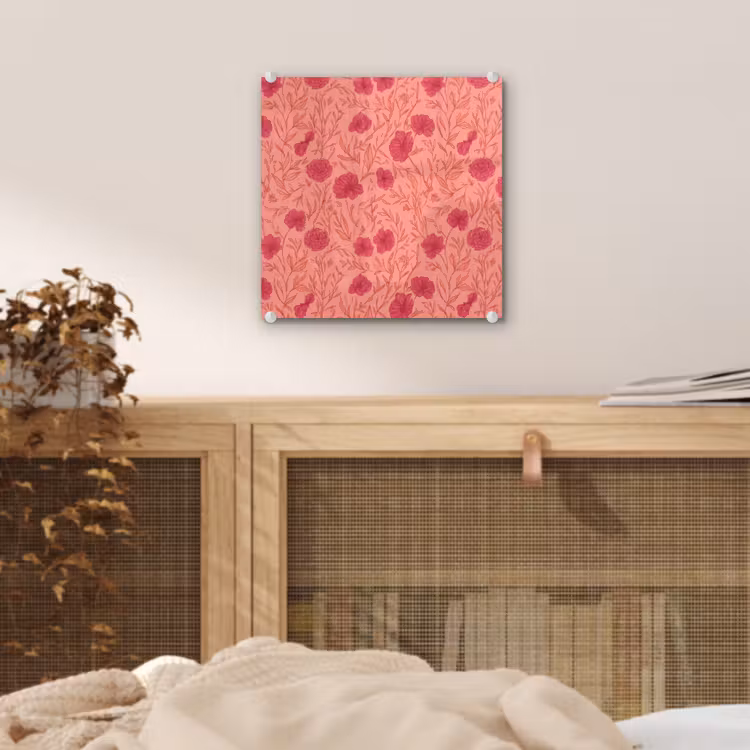 Weidebloemen - Romantisch - Roze plexiglas 5mm klein 11 -sfeer4