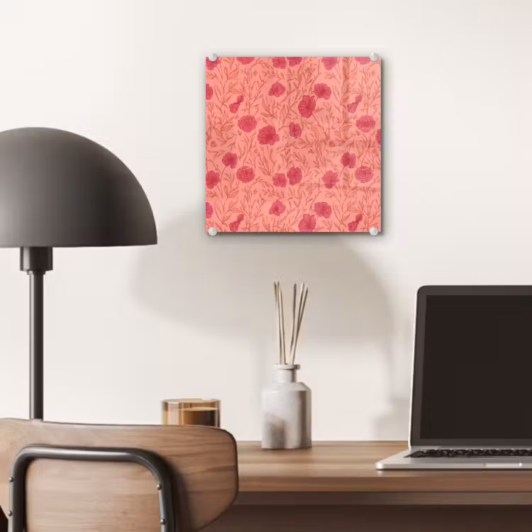 Weidebloemen - Romantisch - Roze plexiglas 5mm klein 11 -sfeer6