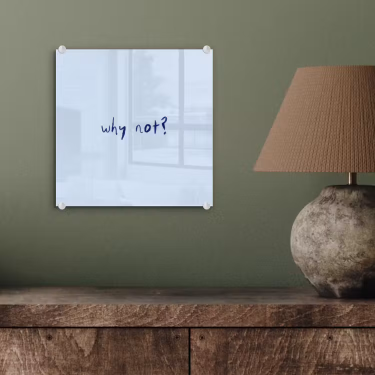 Why not - Blauw - Donker blauw - Quote plexiglas 5mm klein -sfeer3