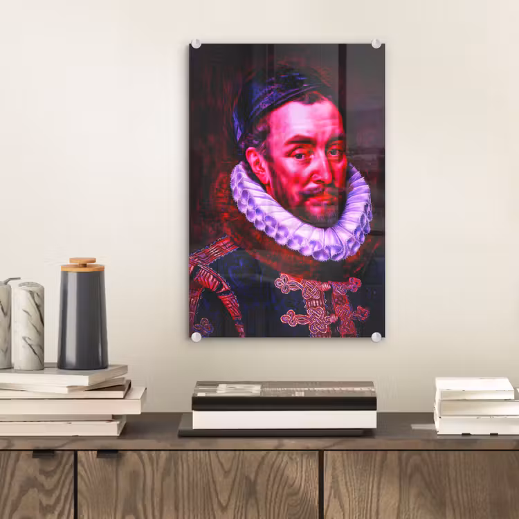 Willem van Oranje - Adriaen Thomasz - Oude meesters plexiglas 5mm klein -sfeer1