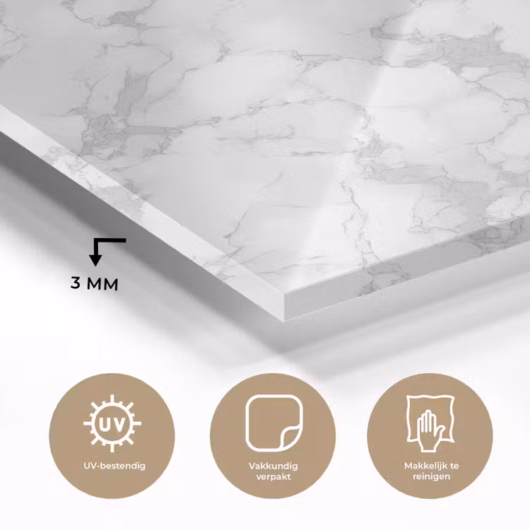 Wit - Marmer - Grijs plexiglas 5mm klein 11 -sfeer2