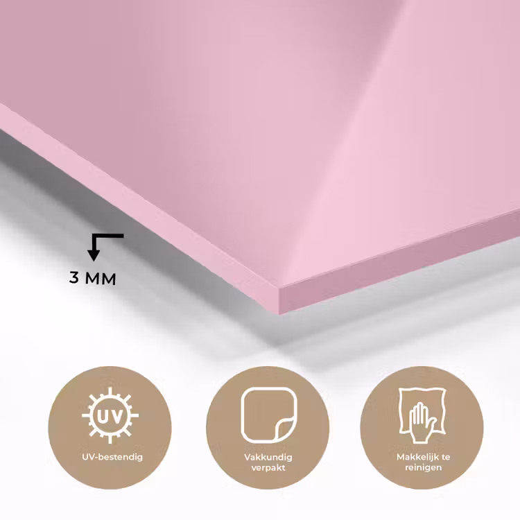 Yes you can do it - Rood - Roze plexiglas 5mm klein -sfeer2