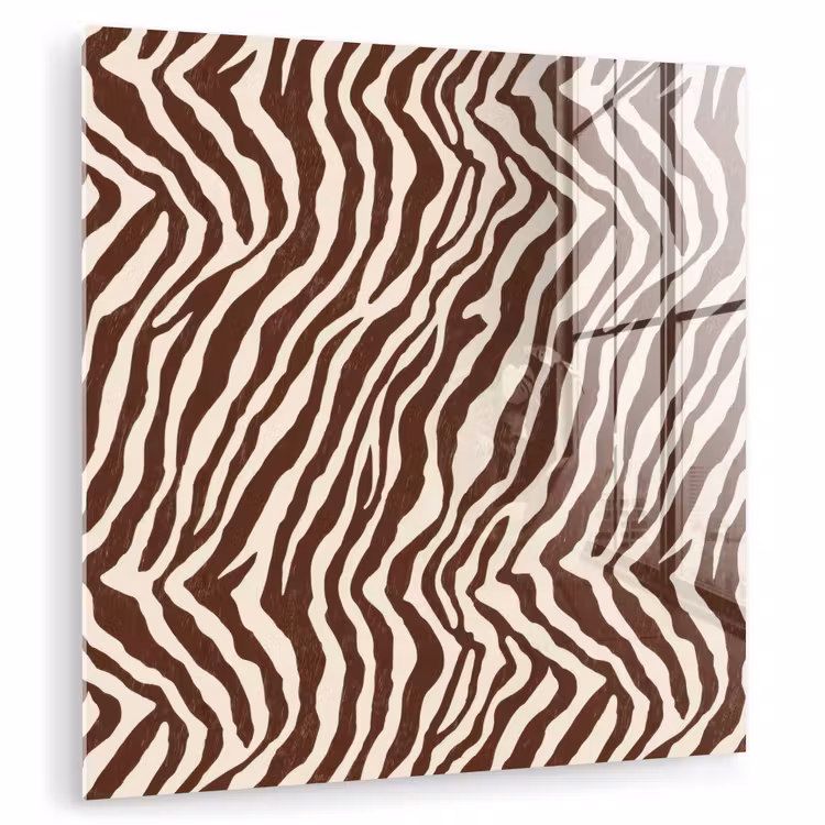 Zebra - Patroon - Zwart - Wit plexiglas 5mm klein 11 -zzzproduct_nieuw