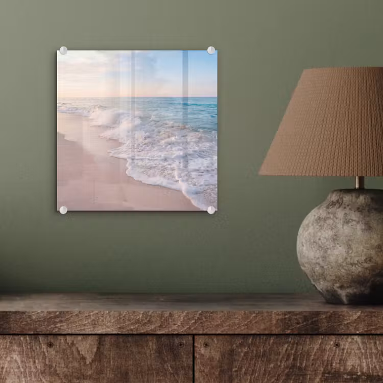 Zee - Golven - Strand - Natuur - Wit plexiglas 5mm klein -sfeer3