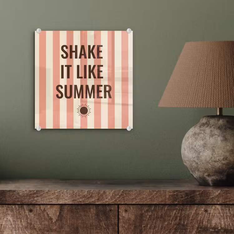 Zomer - Quote - Strepen plexiglas 5mm klein -sfeer3
