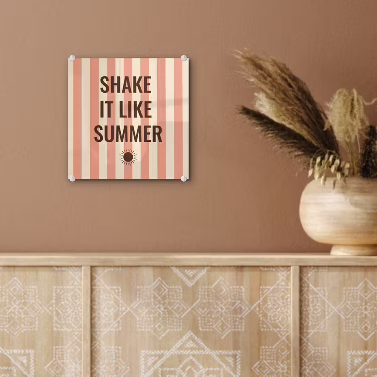 Zomer - Quote - Strepen plexiglas 5mm klein -sfeer5