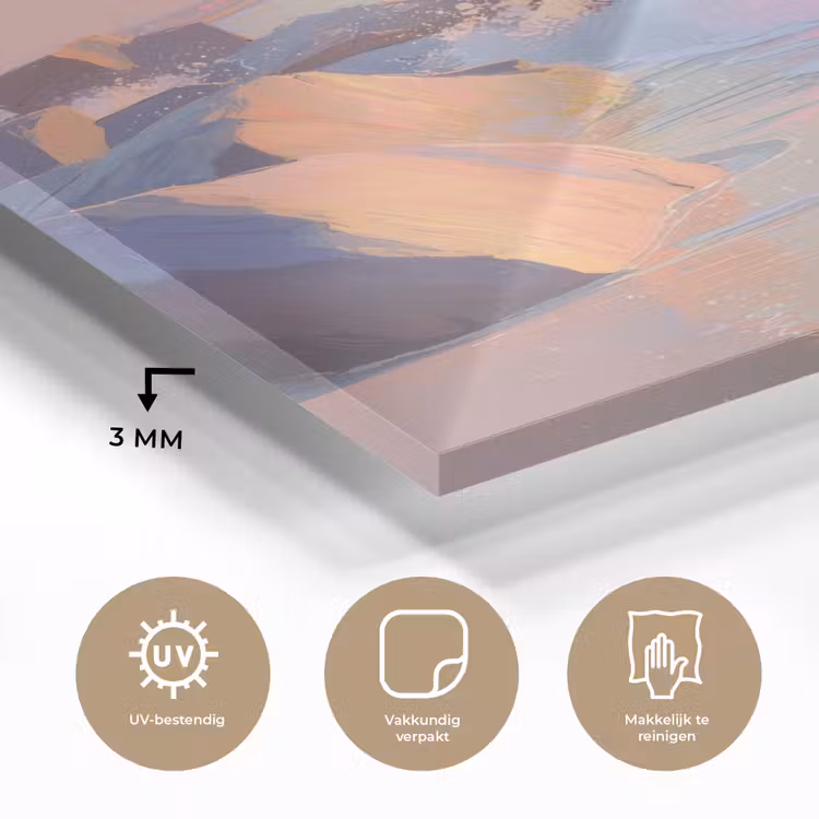 Zomerlicht - Strand - Fonkelende accenten plexiglas 5mm klein -sfeer2