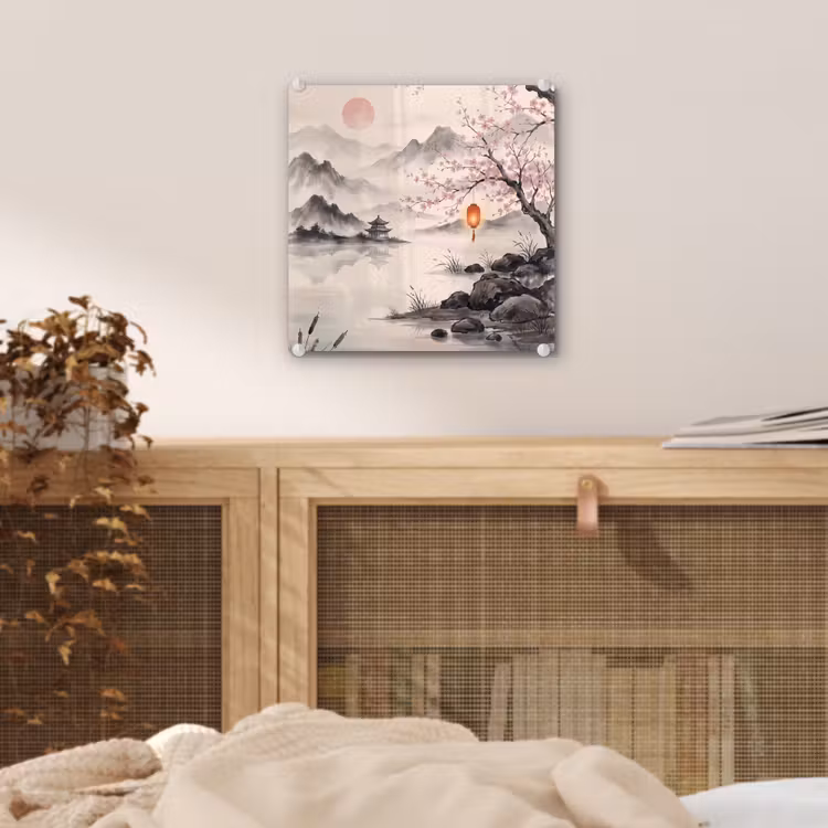 Zon - Japans - Traditioneel plexiglas 5mm klein -sfeer4