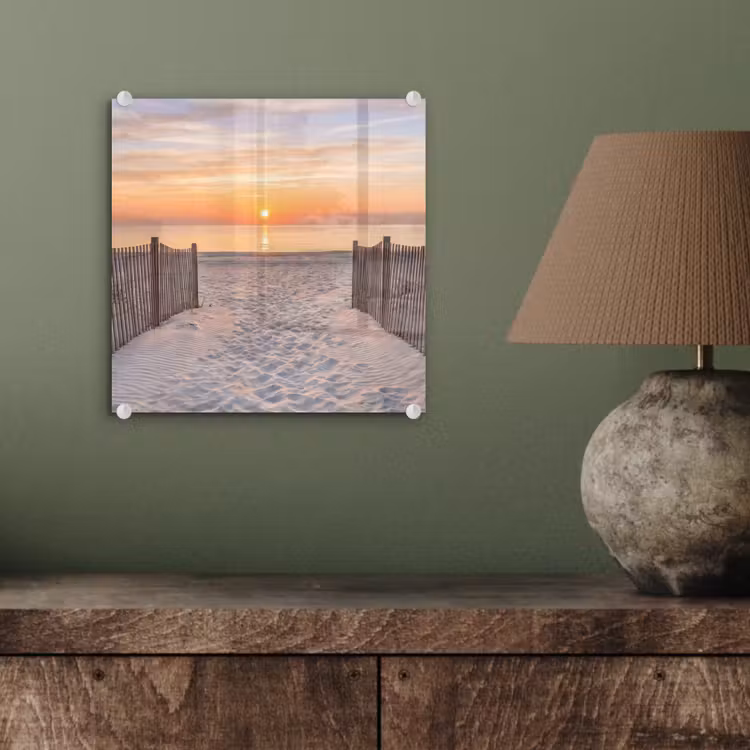Zonsondergang - Strand - Zand plexiglas 5mm klein -sfeer3