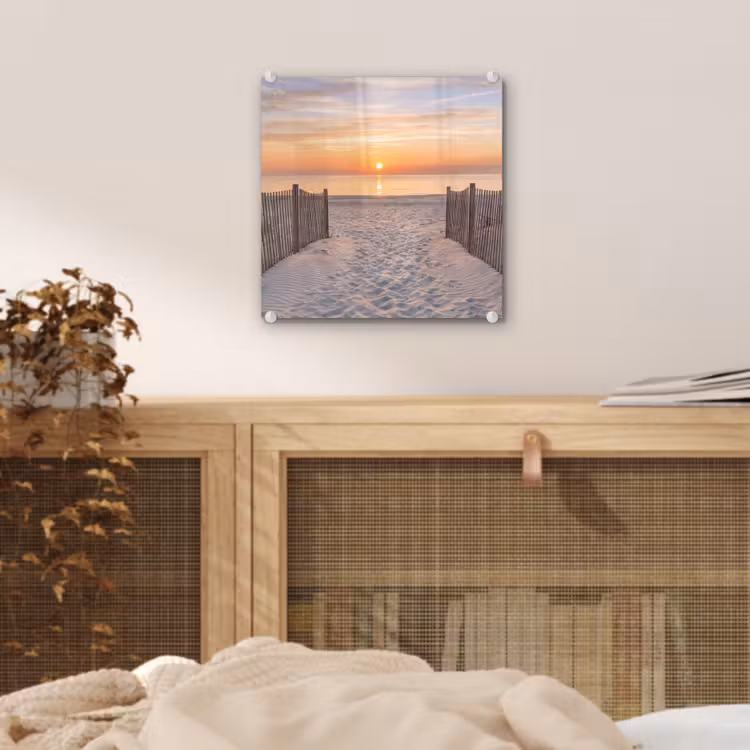 Zonsondergang - Strand - Zand plexiglas 5mm klein -sfeer4