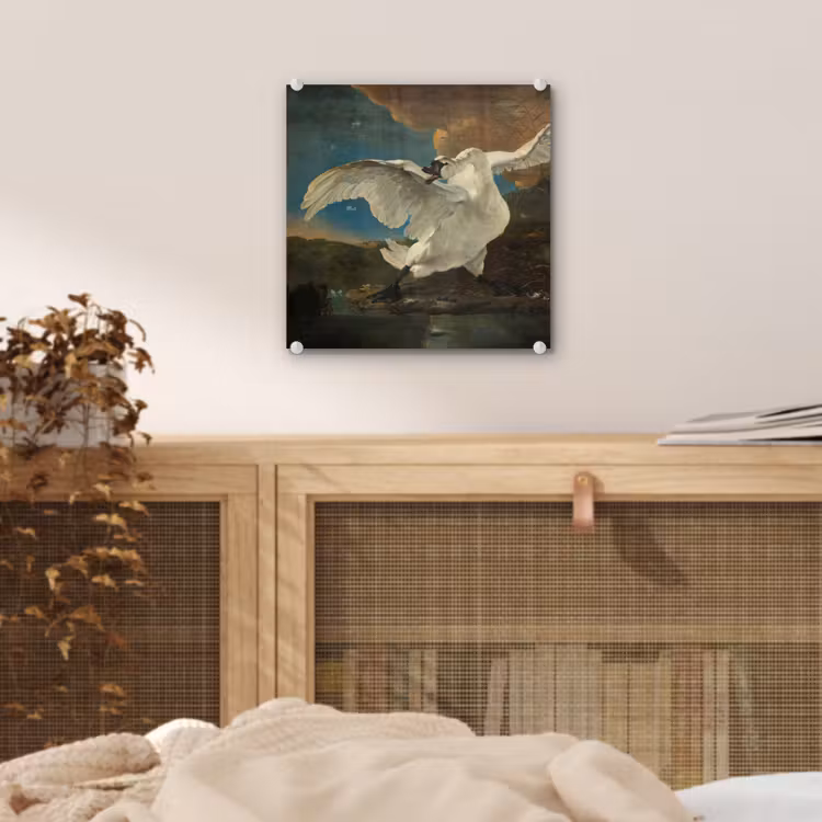 Zwaan - Oude meesters - Jan Asselijn plexiglas 5mm klein -sfeer4