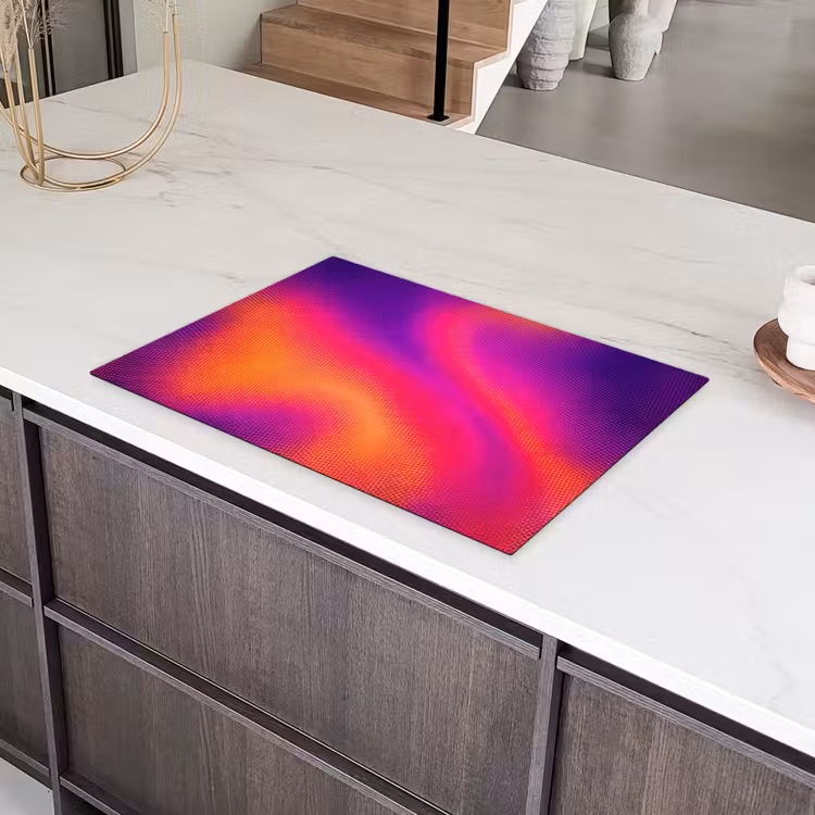 Abstract - Patroon - Kleurverloop Inductie beschermer vinyl 3mm klein -sfeer8
