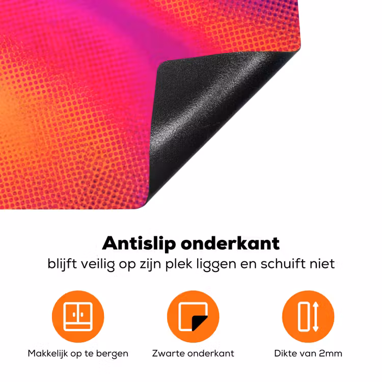 Abstract - Patroon - Kleurverloop Inductie beschermer vinyl 3mm klein -zzzzzzz-td-onderkant