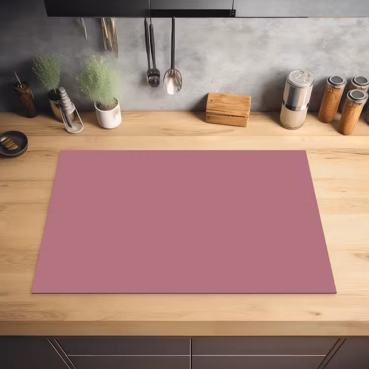 Antique - Mauve - Roze Inductie beschermer vinyl 3mm klein 276 -sfeer5
